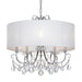 Crystorama - 6625-CH-CL-MWP - Five Light Chandelier - Othello - Polished Chrome