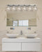 Justice Designs - GLA-8506-30-LACE-NCKL - Six Light Bath Bar - Veneto Luce™ - Brushed Nickel