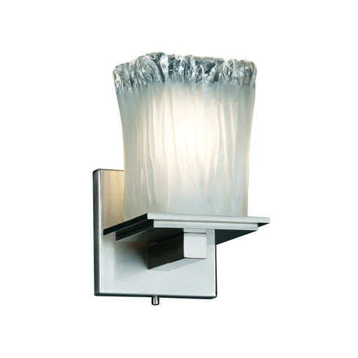 Justice Designs - GLA-8671-26-WTFR-NCKL - Wall Sconce - Veneto Luce™ - Brushed Nickel