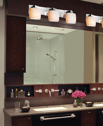 Limoges Three Light Bath Bar Brushed Nickel