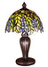 Meyda Tiffany - 30590 - One Light Mini Lamp - Tiffany Honey Locust - Craftsman Brown