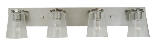 Framburg - 4854 SP/PN/CS - Four Light Bath - Mercer - Satin Pewter with Polished Nickel
