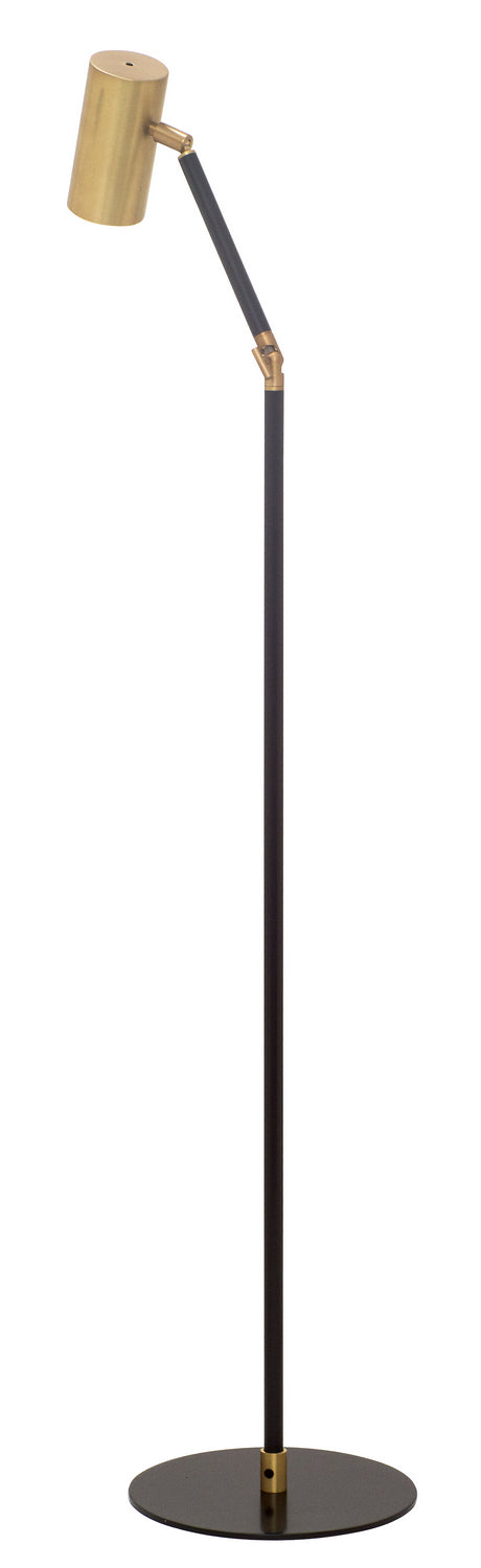 House of Troy - C300-WB/BLK - LED Floor Lamp - Cavendish - Weathered Brass and Black