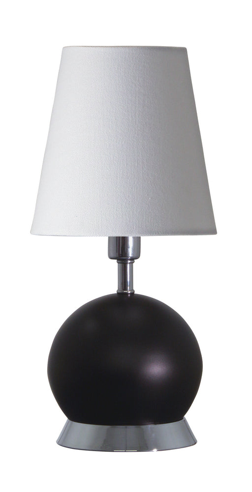 House of Troy - GEO110 - One Light Table Lamp - Geo - Black Matte with Chrome