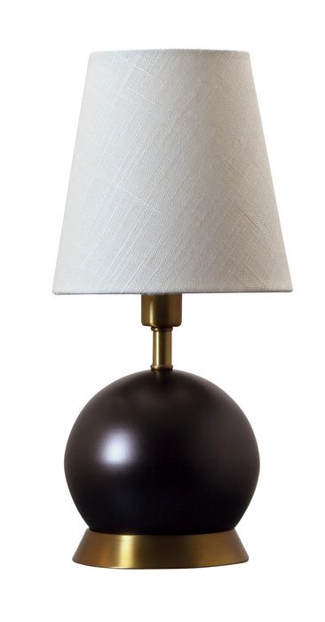 House of Troy - GEO111 - One Light Table Lamp - Geo - Mahogany Bronze with Weathered Brass