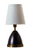 House of Troy - GEO211 - One Light Table Lamp - Geo - Mahogany Bronze with Weathered Brass