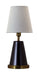 House of Troy - GEO411 - One Light Table Lamp - Geo - Mahogany Bronze with Weathered Brass