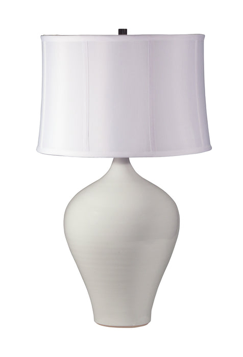 House of Troy - GS160-WG - One Light Table Lamp - Scatchard - White Gloss