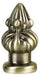 Cal Lighting - FA-5052B - Finial - Metal Finials - Antique Brass