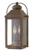 Hinkley - 1854LZ - Two Light Wall Mount - Anchorage - Light Oiled Bronze