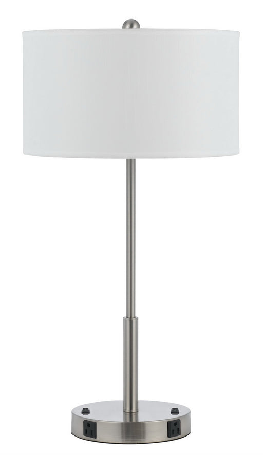 Cal Lighting - LA-8019NS-2-BS - Two Light Table Lamp - Hotel - Brushed Steel