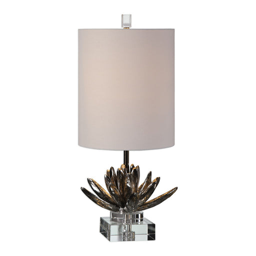 Uttermost - 29256-1 - One Light Accent Lamp - Silver Lotus - Metallic Silver