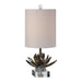 Uttermost - 29256-1 - One Light Accent Lamp - Silver Lotus - Metallic Silver