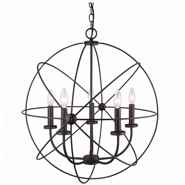 Canarm - ICH282B05ORB25 - Five Light Chandelier - Sumerside - Oil Rubbed Bronze