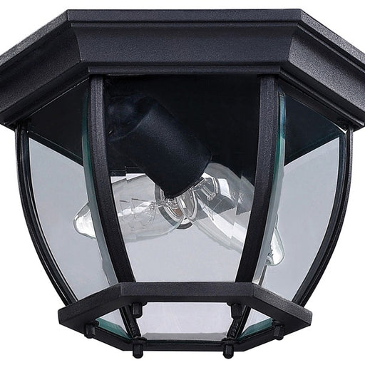 Canarm - IOL60BK - Two Light Outdoor Flush Mount - Foyer - Black