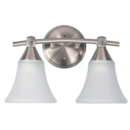 Canarm - IVL221A02BPT - Two Light Vanity - Grace - Brushed Pewter