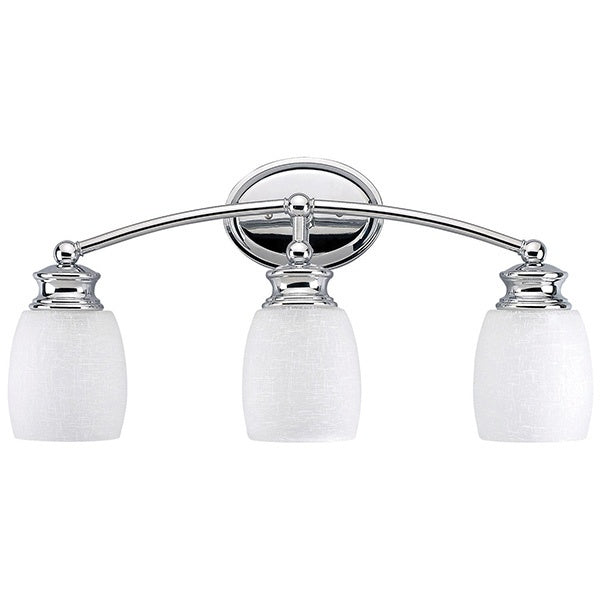 Canarm - IVL257A03CH - Three Light Vanity - Palms - Chrome