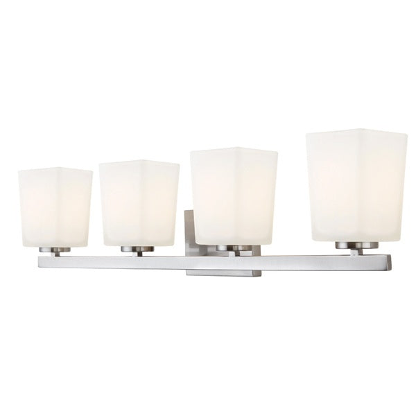 Canarm - IVL472A04BN - Four Light Vanity - Hartley - Brushed Nickel