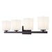 Canarm - IVL472A04ORB - Four Light Vanity - Hartley - Oil Rubbed Bronze