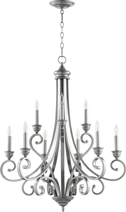 Quorum - 6054-9-64 - Nine Light Chandelier - Bryant - Classic Nickel