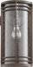 Quorum - 7916-186 - One Light Outdoor Lantern - Larson - Oiled Bronze w/ Clear Hammered Glass