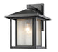 Z-Lite - 554M-BK - One Light Outdoor Wall Mount - Aspen - Black