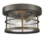 Z-Lite - 555F-ORB - One Light Outdoor Flush Mount - Exterior Additions - Oil Rubbed Bronze