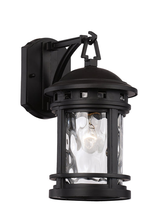 Trans Globe Imports - 40370 BK - One Light Wall Lantern - Boardwalk - Black