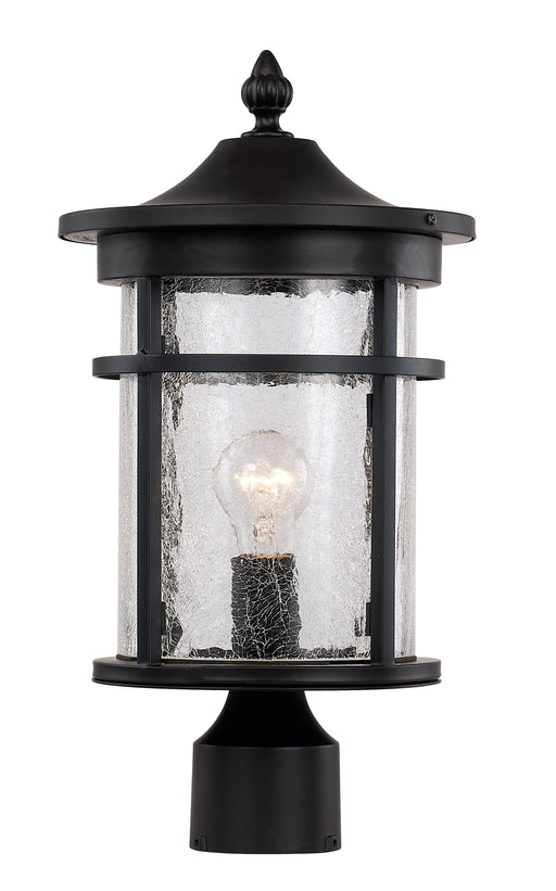 Trans Globe Imports - 40383 BK - One Light Postmount Lantern - Avalon - Black