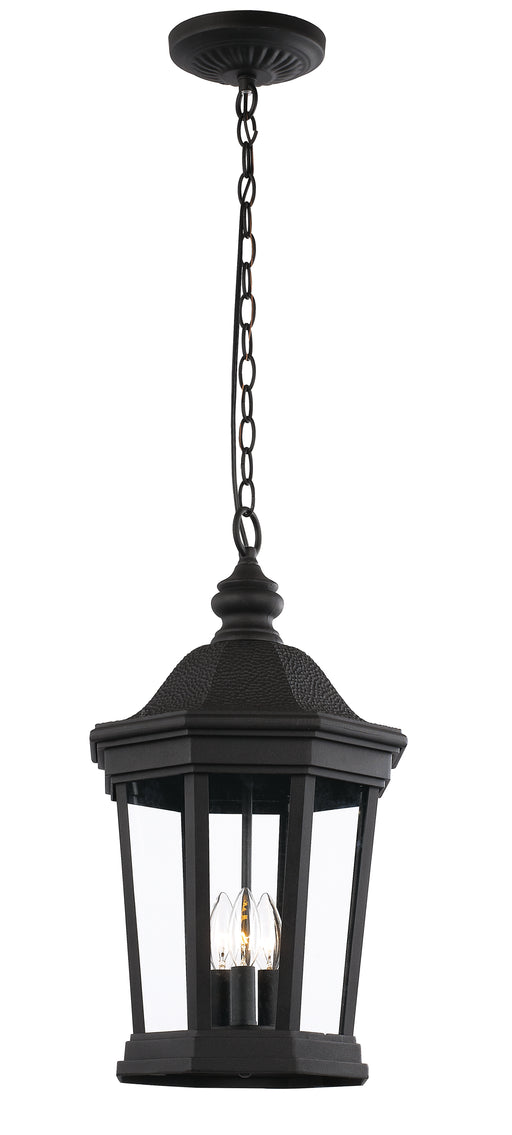Trans Globe Imports - 40406 BK - Three Light Hanging Lantern - Westfield - Black