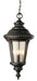 Trans Globe Imports - 50491 RT - Three Light Hanging Lantern - Commons - Black