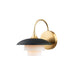 Hudson Valley - 1011-AGB - One Light Wall Sconce - Barron - Aged Brass