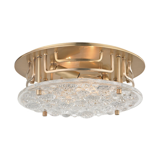Hudson Valley - 4311-AGB - Two Light Flush Mount - Holland - Aged Brass
