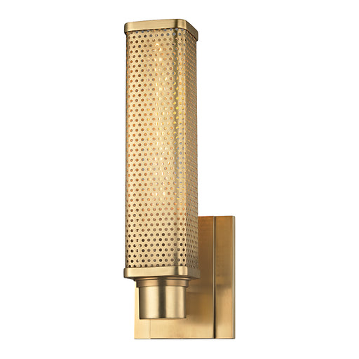 Hudson Valley - 7031-AGB - One Light Wall Sconce - Gibbs - Aged Brass