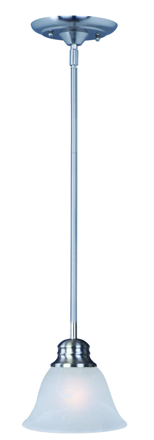 Maxim - 91067MRSN - One Light Mini Pendant - Malaga - Satin Nickel