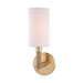 Hudson Valley - 1021-AGB - One Light Wall Sconce - Dubois - Aged Brass