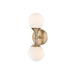 Hudson Valley - 3302-AGB - LED Wall Sconce - Astoria - Aged Brass