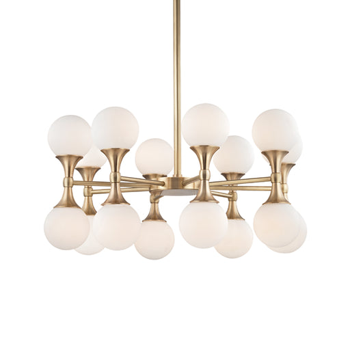Hudson Valley - 3316-AGB - LED Chandelier - Astoria - Aged Brass