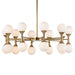Hudson Valley - 3320-AGB - LED Chandelier - Astoria - Aged Brass