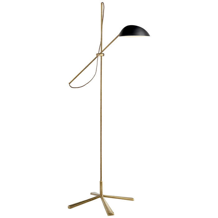 Visual Comfort - ARN 1501HAB-BLK - One Light Floor Lamp - Graphic - Hand-Rubbed Antique Brass