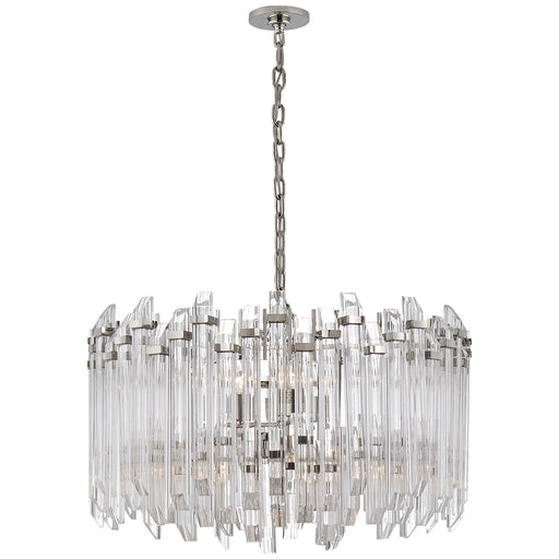 Visual Comfort - SK 5421PN-CA - Four Light Chandelier - Adele - Polished Nickel with Clear Acrylic