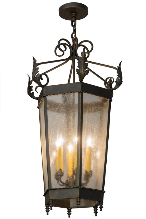 Meyda Tiffany - 117522 - Six Light Pendant - Regency - Antique Copper