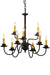 Meyda Tiffany - 118938 - Nine Light Chandelier - Ean - Blackwash