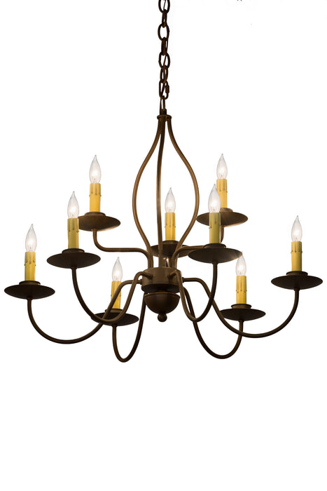 Meyda Tiffany - 160692 - Nine Light Chandelier - Earl - Rustic Iron