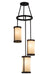 Meyda Tiffany - 167464 - Three Light Chandelier - Cartier - Mahogany Bronze