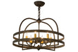 Meyda Tiffany - 178587 - Six Light Pendant - Aldari - Rust