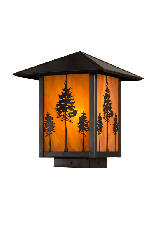 Meyda Tiffany - 179934 - One Light Deck Lamp - Great Pines - Craftsman Brown