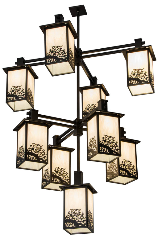 Meyda Tiffany - 180016 - Nine Light Chandelier - Hyde Park - Oil Rubbed Bronze