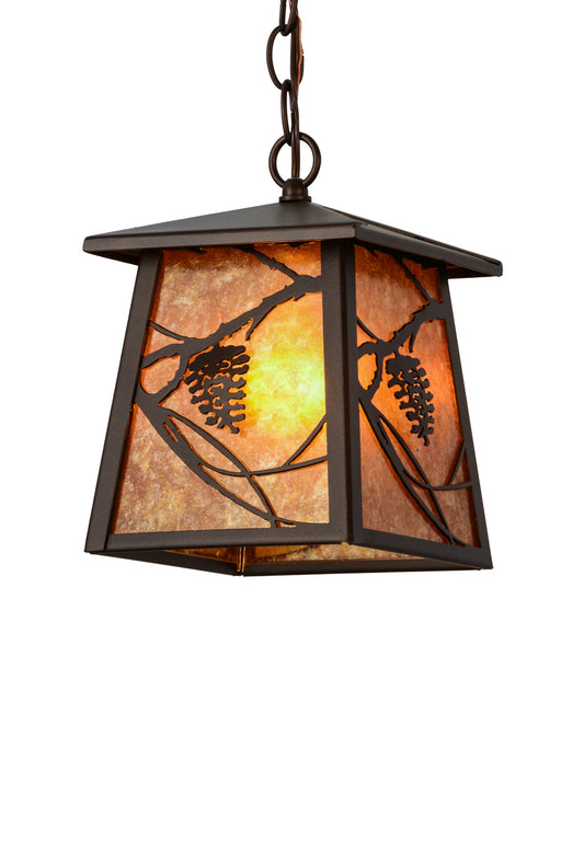 Meyda Tiffany - 180286 - One Light Pendant - Whispering Pines - Mahogany Bronze