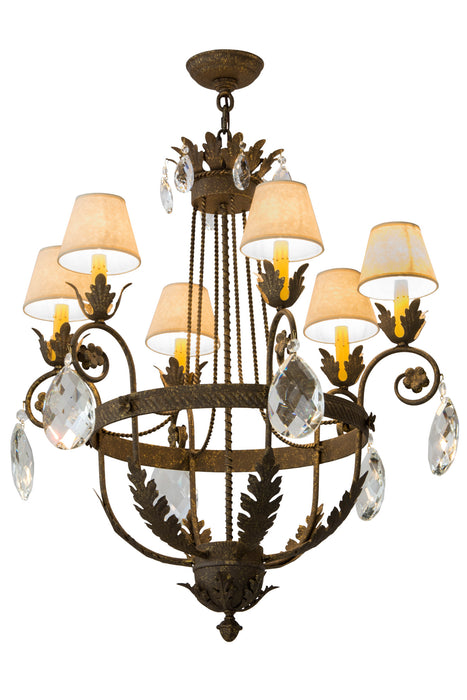 Meyda Tiffany - 180943 - Six Light Chandelier - Antonia - Crystal